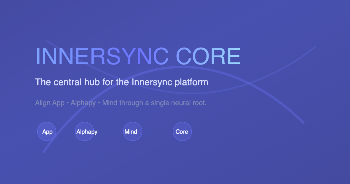 Innersync Core preview